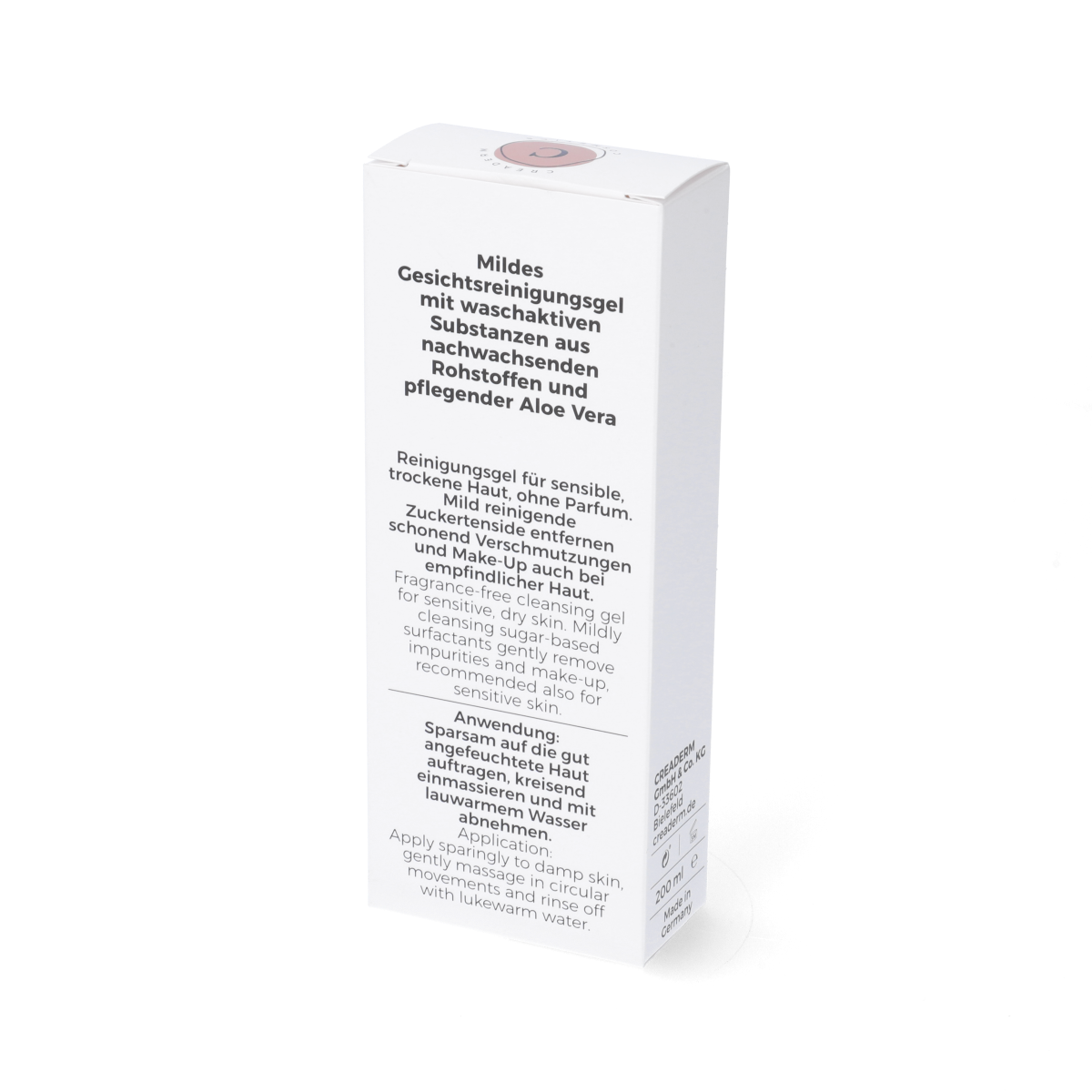 Creaderm Basis Reinigungsgel trockene Haut
